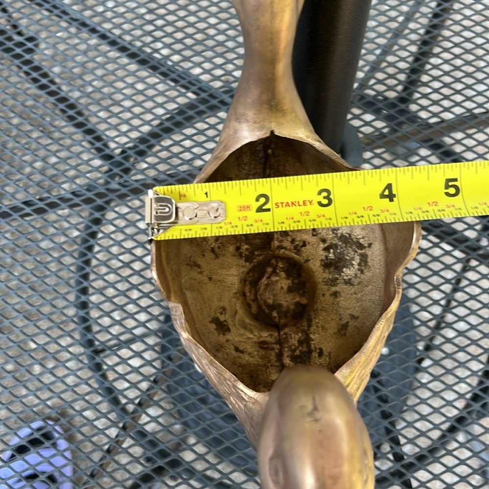 MID-CENTURY BRASS DOUBLE SIDED SWAN CANDY DISH-VINTAGE - Picture 15 of 15